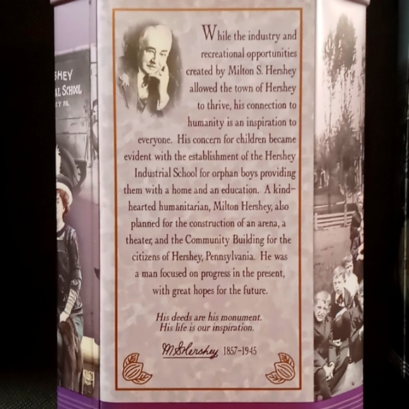 Vintage 1996 Hershey's "Building a Legacy Cannister Series" (Cannisters #2 & #3) - Picture 6 of 16